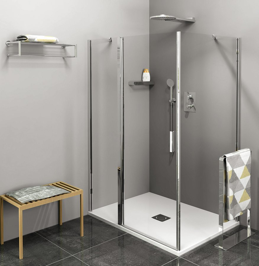 Polysan ZOOM obdélníkový sprchový kout 1100x800mm L/P varianta