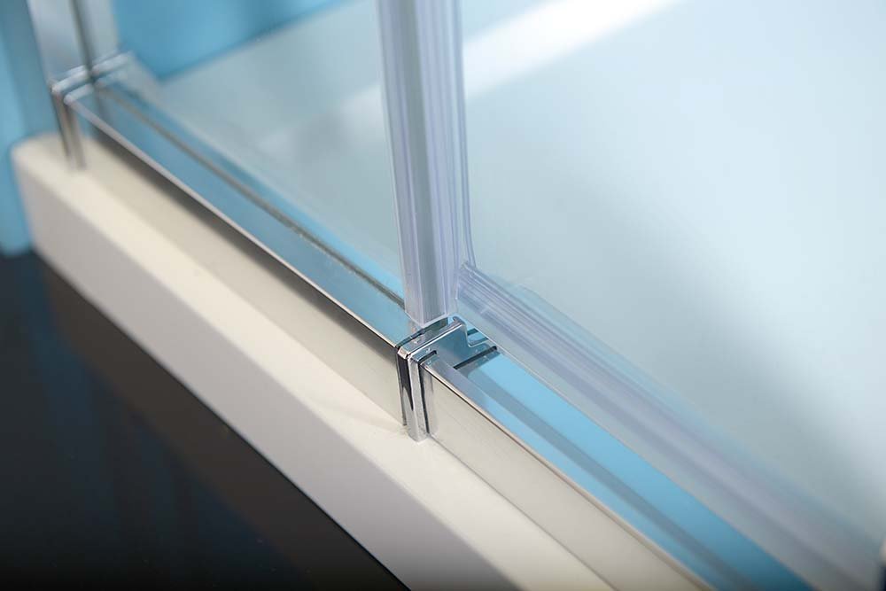 Polysan EASY obdélníkový sprchový kout pivot dveře 800-900x700mm L/P varianta, detail spodního pantu