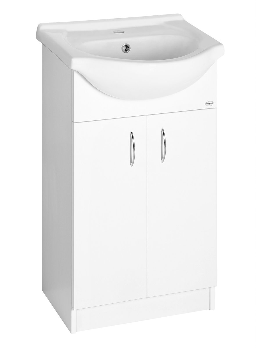 Aqualine SIMPLEX ECO 50 umyvadlová skříňka včetně umyvadla 47x83,5x29cm