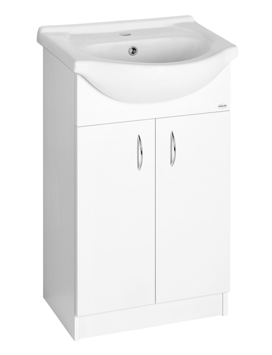 Aqualine SIMPLEX ECO 55 umyvadlová skříňka včetně umyvadla 53x83,5x30,7cm