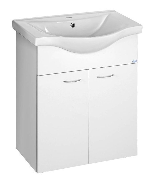 Aqualine KERAMIA FRESH umyvadlová skříňka 60,6x74x34cm, bílá