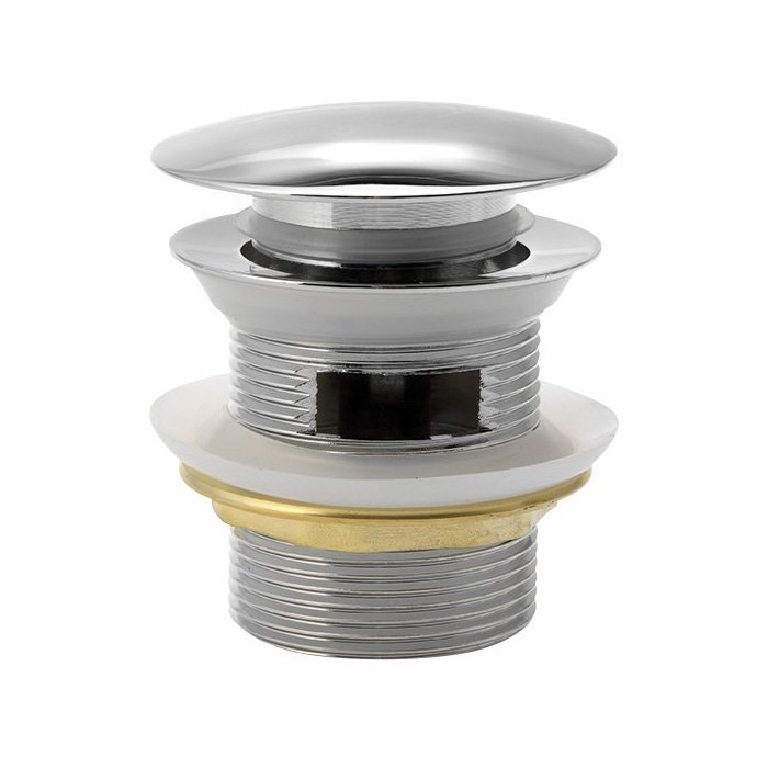 Aqualine Vanová výpust 6/4", click-clack, pro vany s integrovaným přepadem, chrom