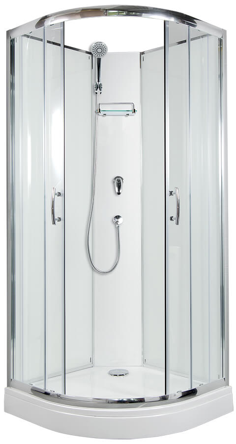 ARTTEC BRILIANT 90x90 cm - Sprchový box model 1 čiré sklo