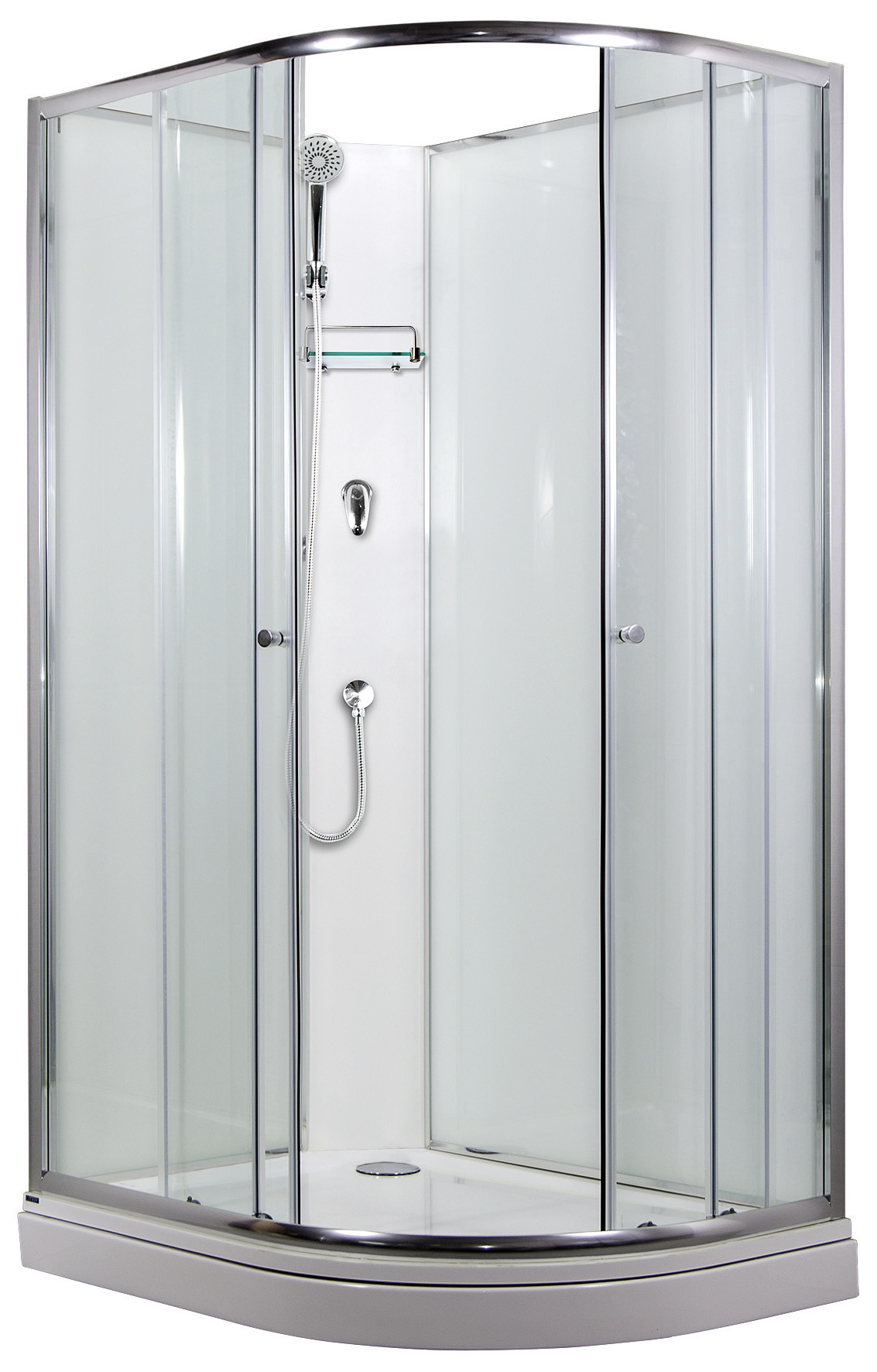 ARTTEC SIRIUS 120x90 cm - Sprchový box model 1 chinchilla sklo levá vanička