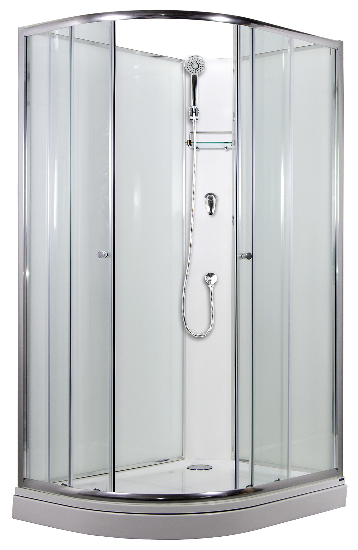 ARTTEC SIRIUS 120x90 cm - Sprchový box model 1 chinchilla sklo pravá vanička