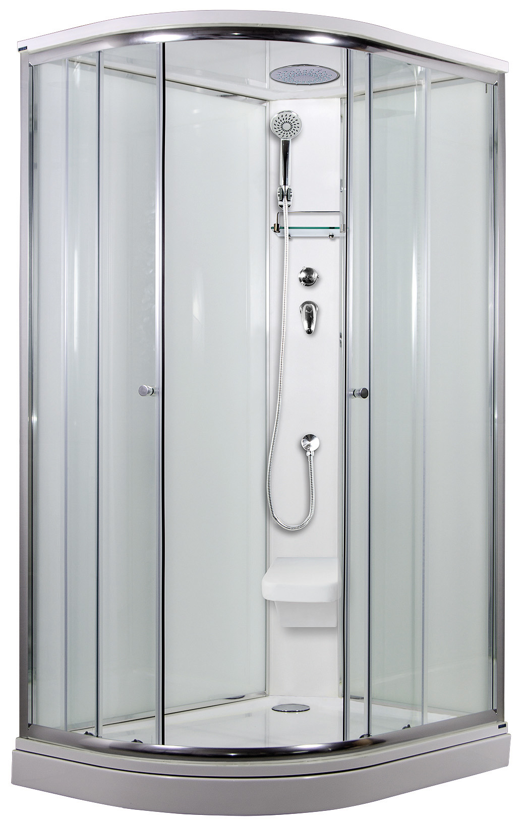 ARTTEC SIRIUS 120x90 cm - Sprchový box model 2 Strop čiré sklo pravá vanička
