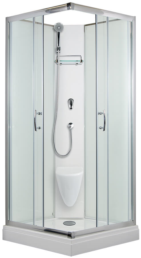 ARTTEC SMARAGD 90x90 cm - Sprchový box model 2 čiré sklo