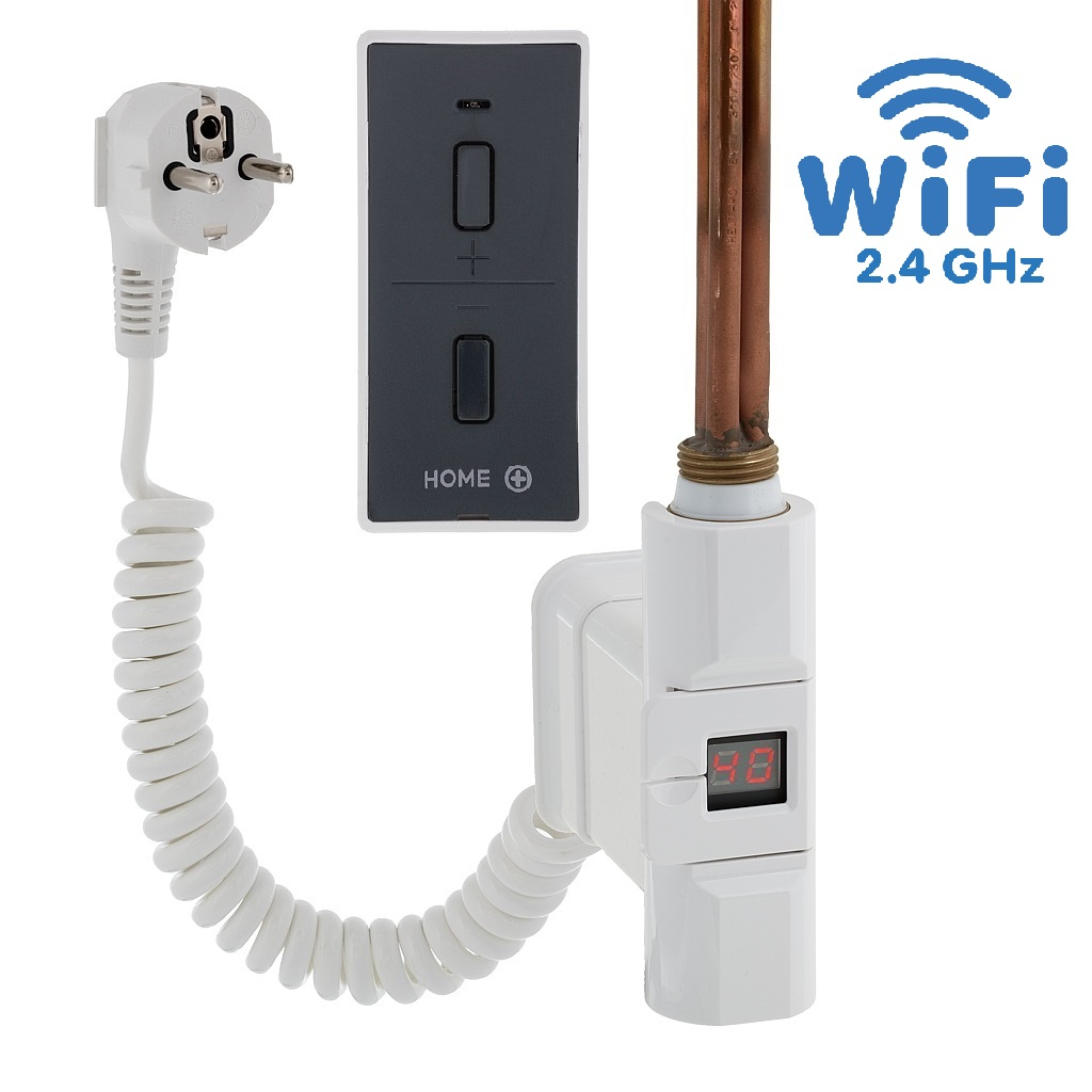 Hydronix Home Plus WiFi BASIC topná tyč, barva bílá s kabelem se zástrčkou