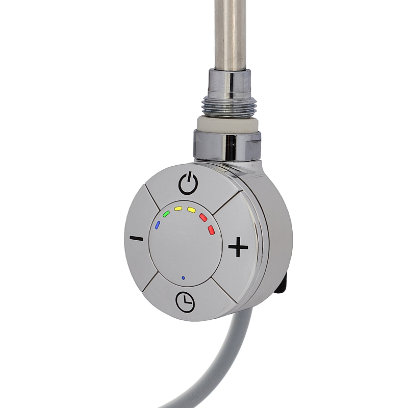 Hydronix Smart Plus, topná tyč, detail, barva lesklý chrom