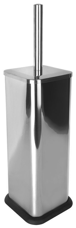 Aqualine SIMPLE LINE WC štětka hranatá, nerez mat