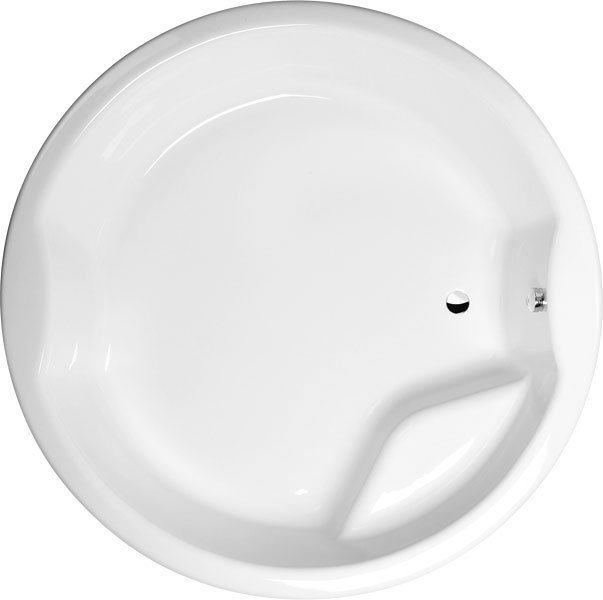 Polysan ROYAL ROUND kulatá vana s konstrukcí 172x172x49cm, bílá