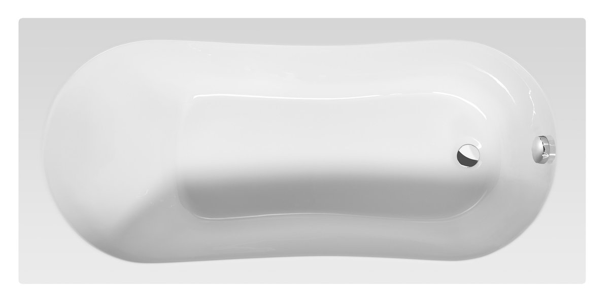 Aqualine JIZERA vana 150x70x39cm, bílá
