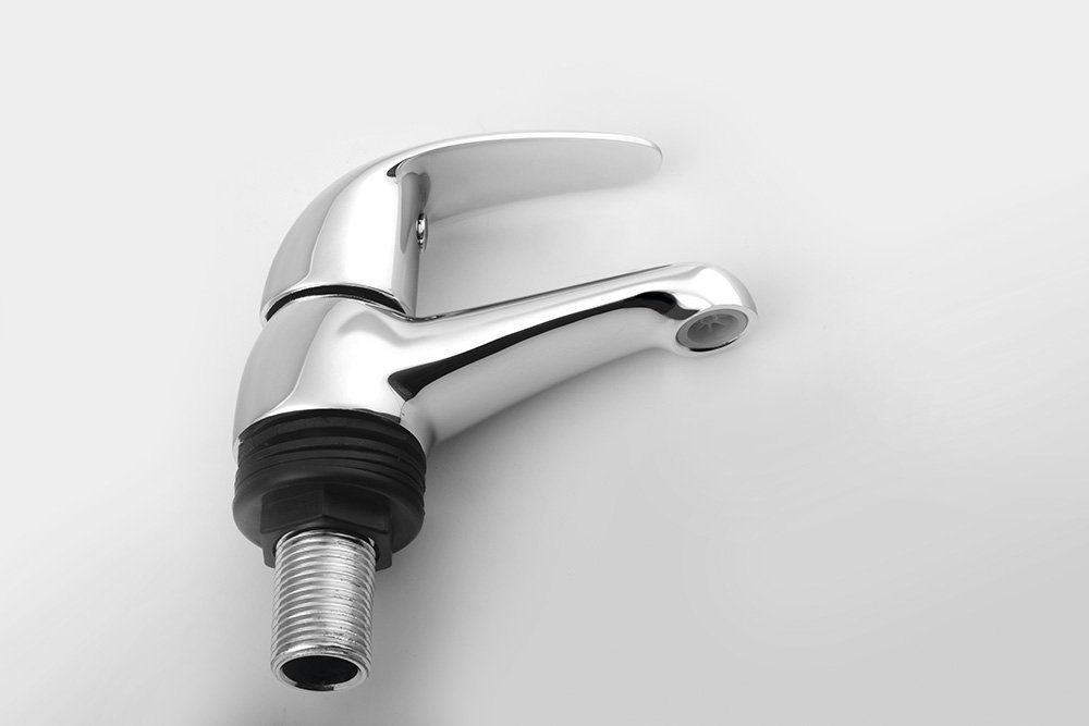 Aqualine Stojánkový kulový ventil 1/2", 79,5mm, chrom, pohled zboku