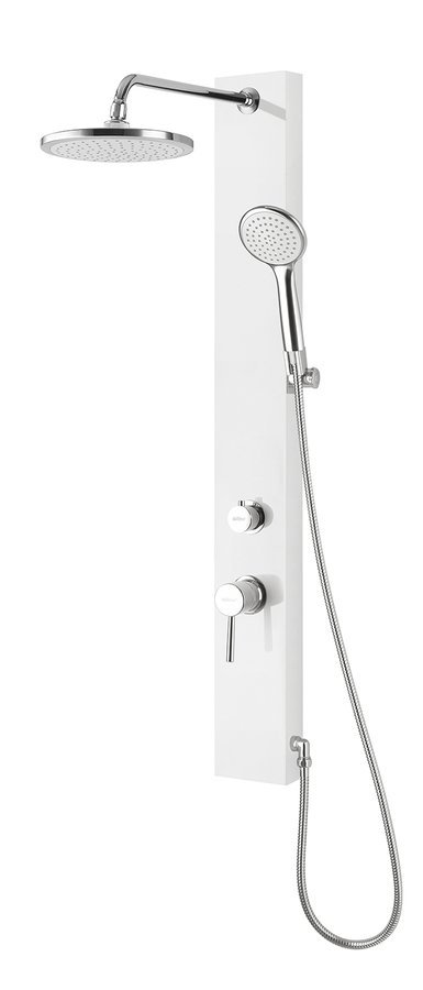 Aqualine FIGA sprchový panel 125x1050mm, bílá