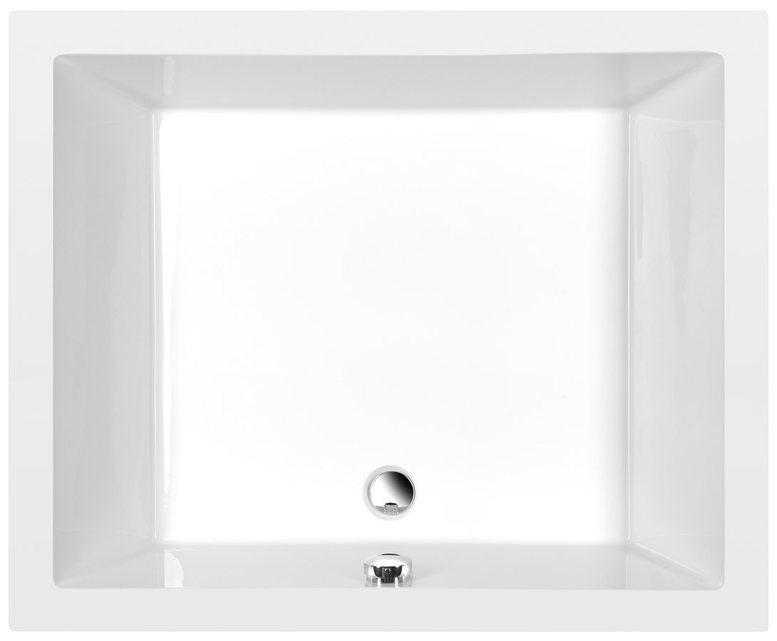 Polysan DEEP hluboká sprchová vanička s konstrukcí, obdélník 110x90x26cm, bílá