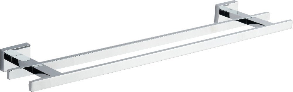 Aqualine APOLLO dvojitý držák ručníků 550mm, chrom