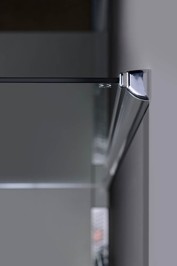 Polysan MODULAR SHOWER stěna k instalaci na zeď, pro připojení pevného panelu, 800 mm, detail profilu