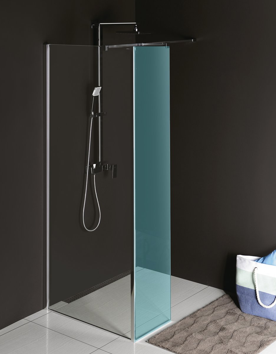 Polysan MODULAR SHOWER stěna k instalaci na zeď, pro připojení pevného panelu, 1000 mm