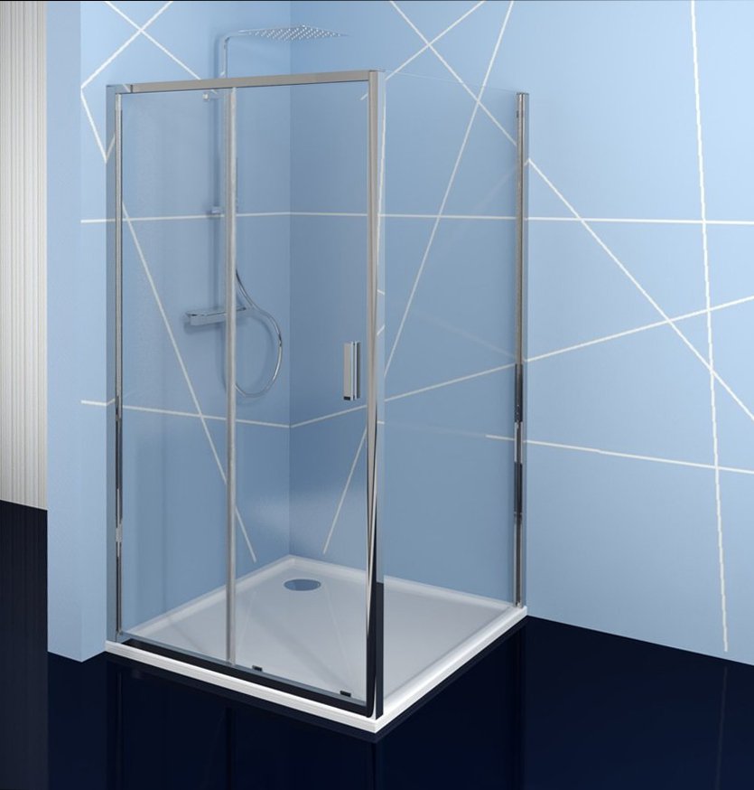 Polysan EASY čtvercový sprchový kout 1000x1000mm, čiré sklo L/P varianta