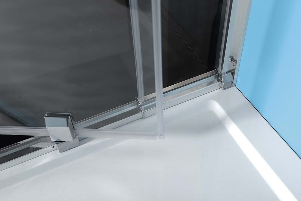 Polysan EASY obdélníkový sprchový kout pivot dveře 900-1000x700mm L/P varianta, detail spodního vodítka