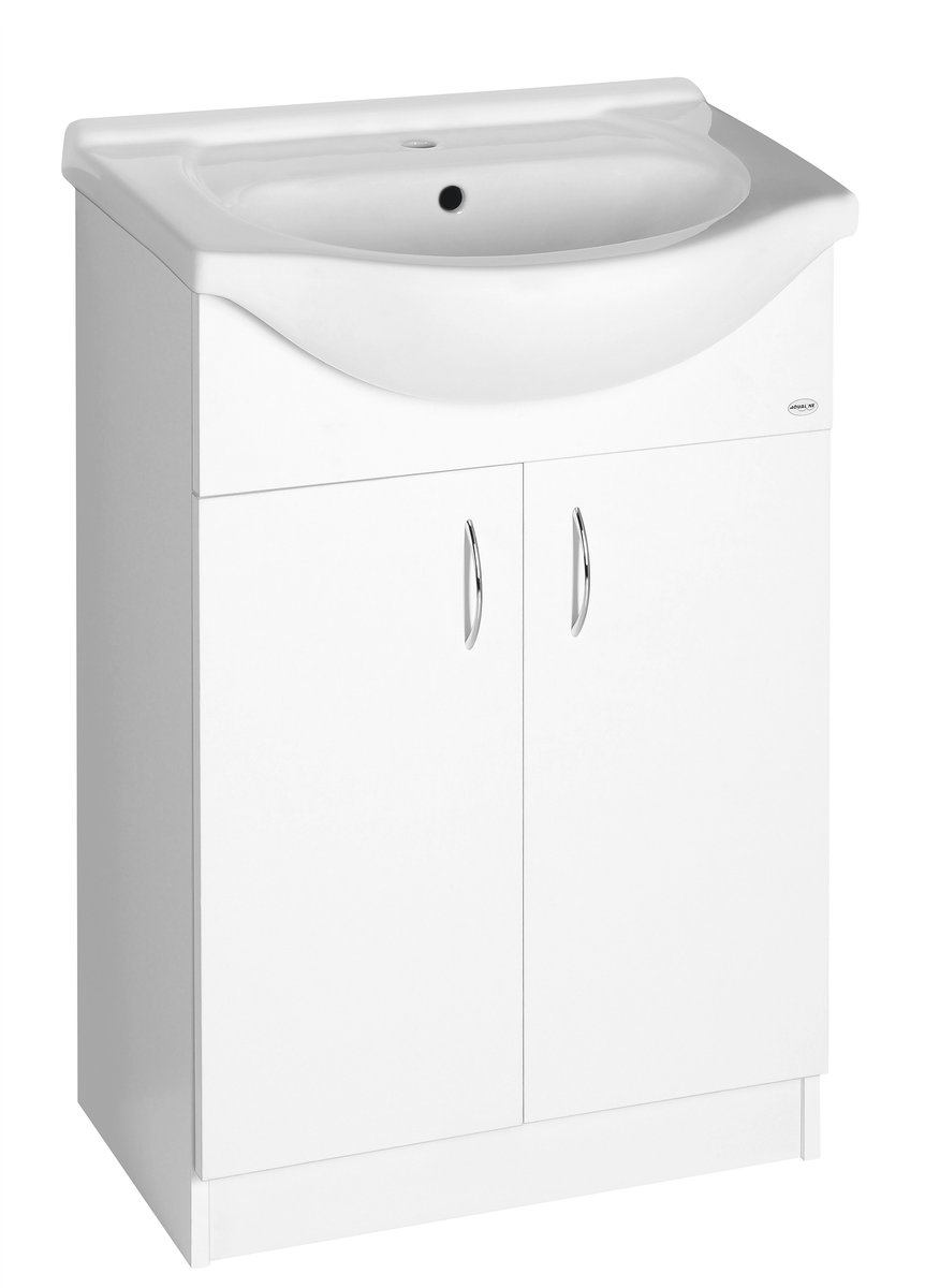 Aqualine SIMPLEX ECO 60 umyvadlová skříňka včetně umyvadla 58,5x83,5x30,7cm