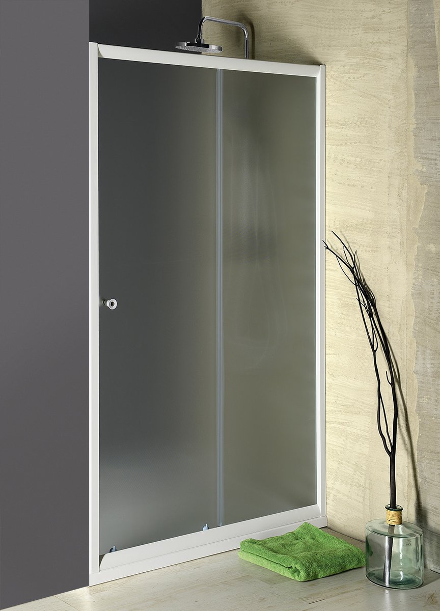 Aqualine AMADEO posuvné sprchové dveře 1200 mm, sklo Brick