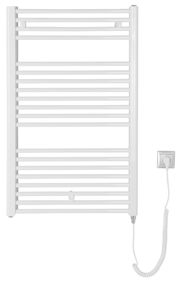 Aqualine DIRECT-E elektrické otopné těleso rovné 600x960 mm, 400 W, bílá
