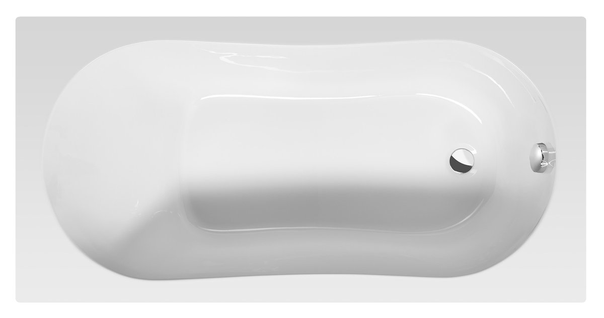 Aqualine JIZERA vana 140x70x39cm, bílá