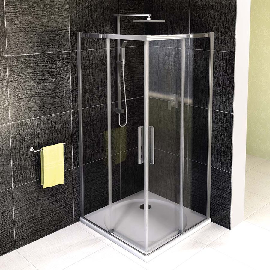 Polysan ALTIS čtvercový sprchový kout 800x800 mm, rohový vstup, čiré sklo