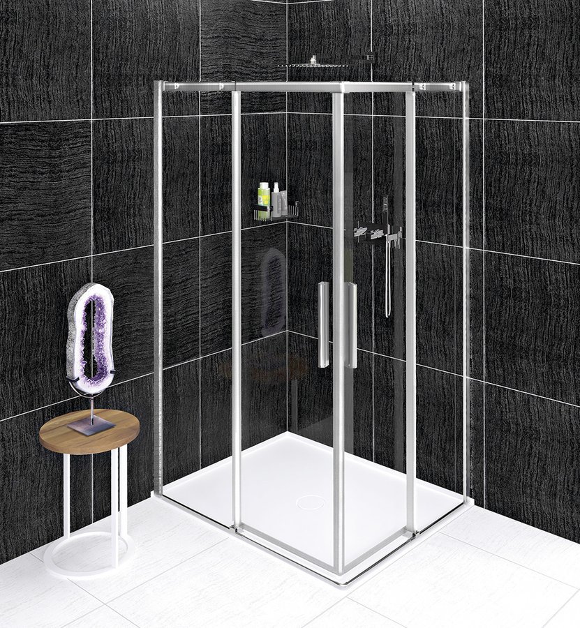 Polysan ALTIS obdélníkový sprchový kout 1000x900 mm, L/P varianta, rohový vstup, čiré sklo