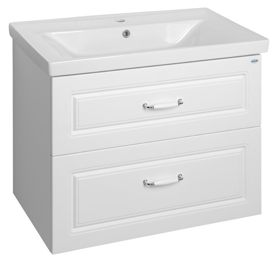 Aqualine FAVOLO umyvadlová skříňka 86,5x60x44,6cm, bílá mat