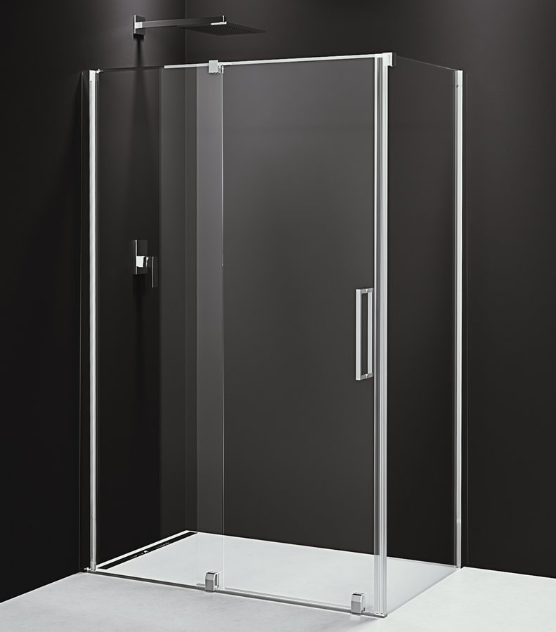 Polysan ROLLS obdélníkový sprchový kout 1400x800 mm, L/P varianta, čiré sklo