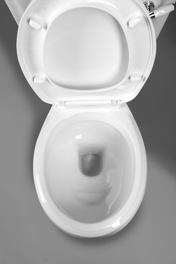 Aqualine ANTIK WC kombi retro, zadní odpad, bílá, pohled shora s otevřeným víkem