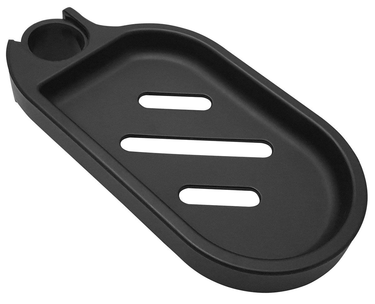 Aqualine Mýdlenka na sprchovou tyč 25mm, ABS/černá mat