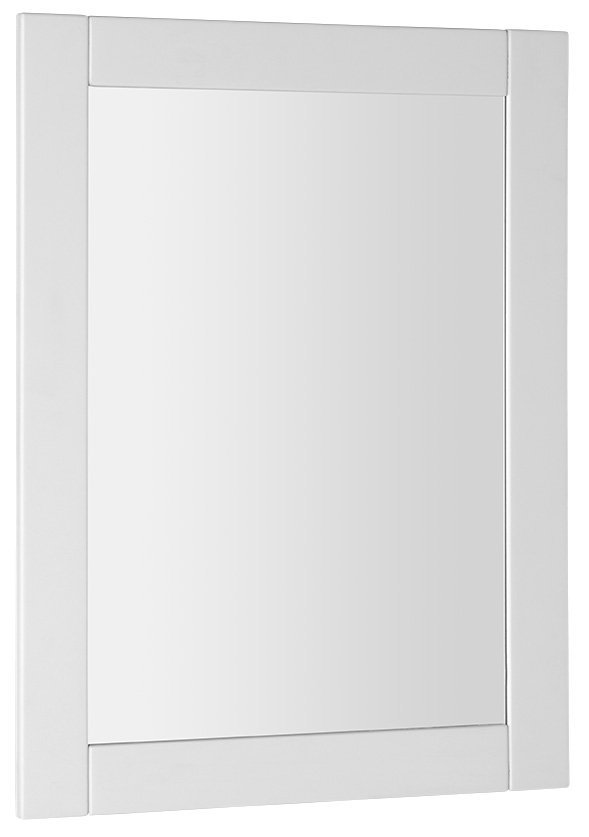Aqualine FAVOLO zrcadlo v rámu 70x90cm, bílá mat