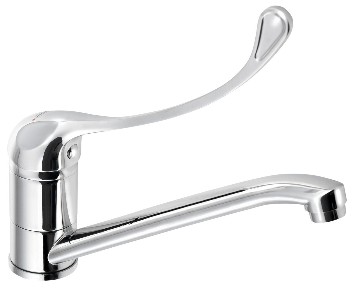 Aqualine AQUALINE 35 stojánková dřezová baterie, lékařská páka, chrom