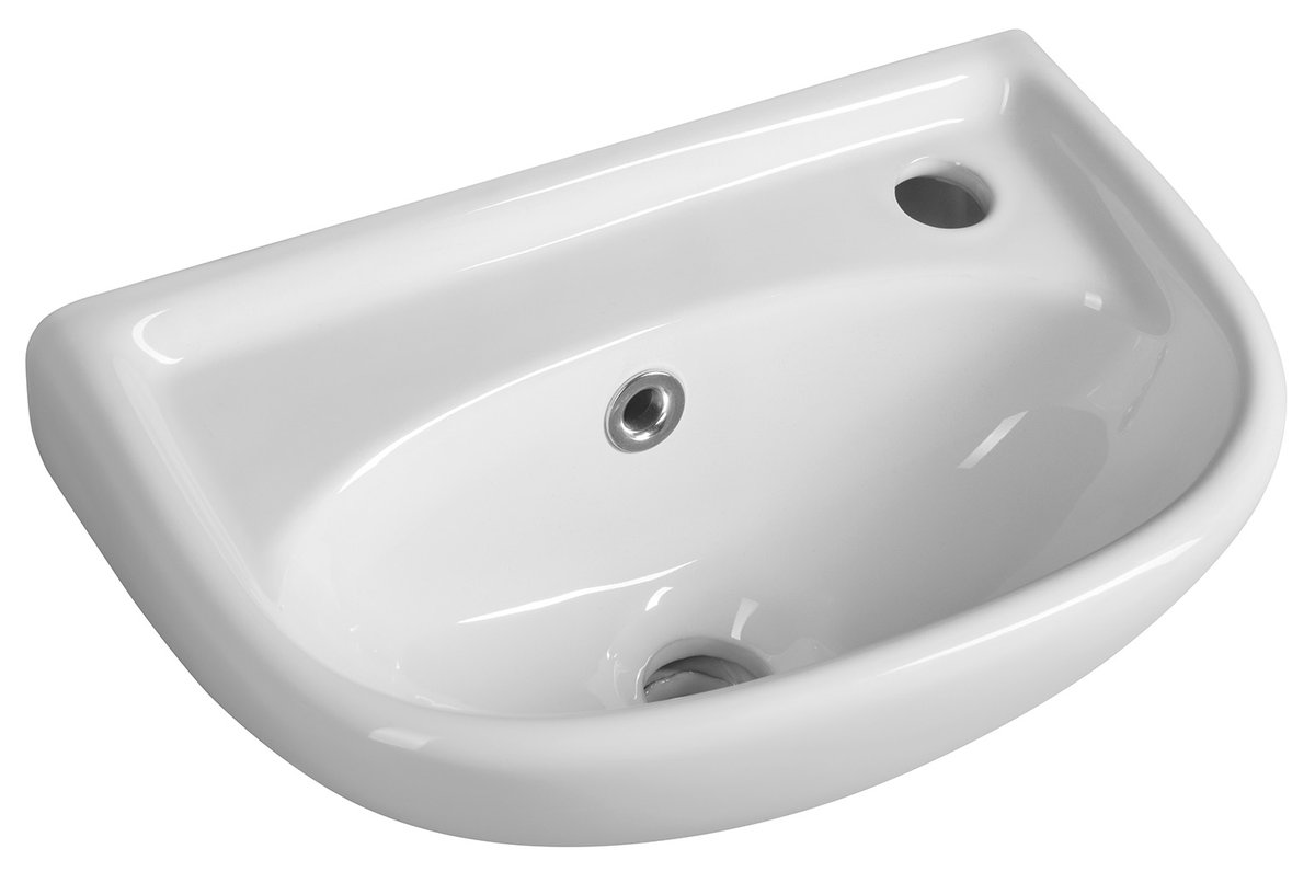 Aqualine Keramické umývátko 40x25cm, bílá