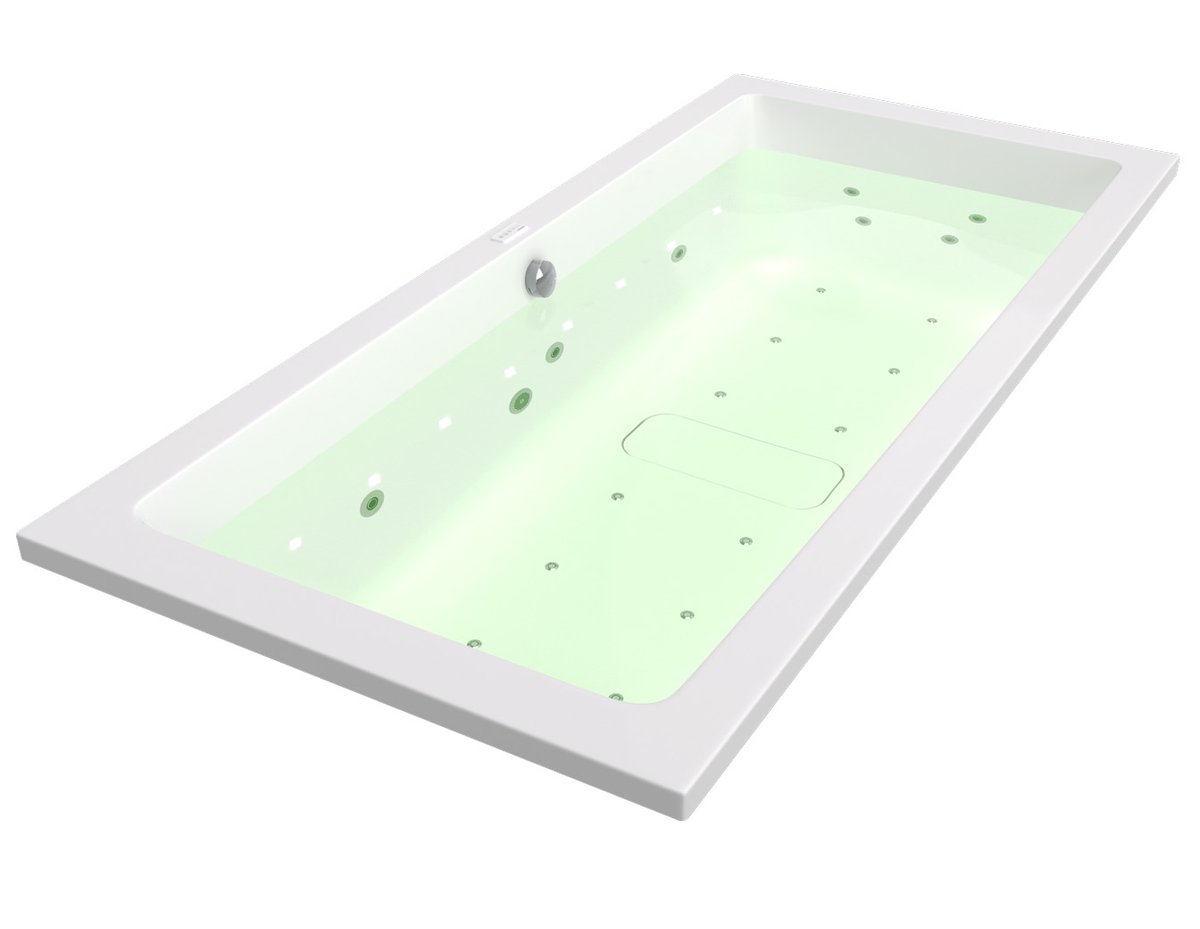 Polysan COLORTERAPIE RGB vnitřní bodové osvětlení vany, 8 LED diod
