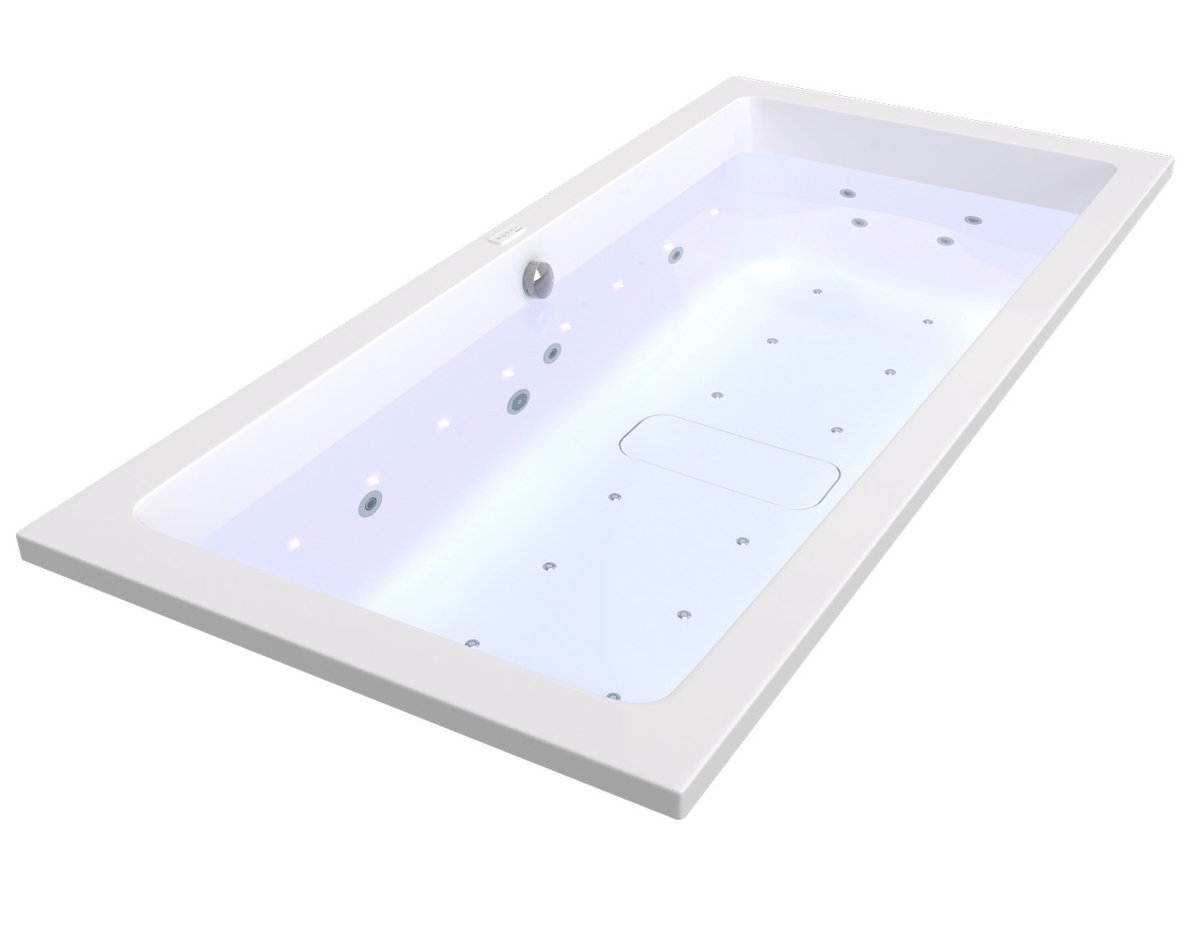 Polysan COLORTERAPIE RGB vnitřní bodové osvětlení vany, 8 LED diod, s modrým podsvícením