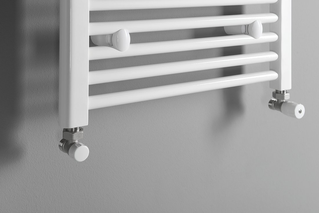 Aqualine DIRECT otopné těleso s bočním připojením 500x640 mm, bílá, detail připojení