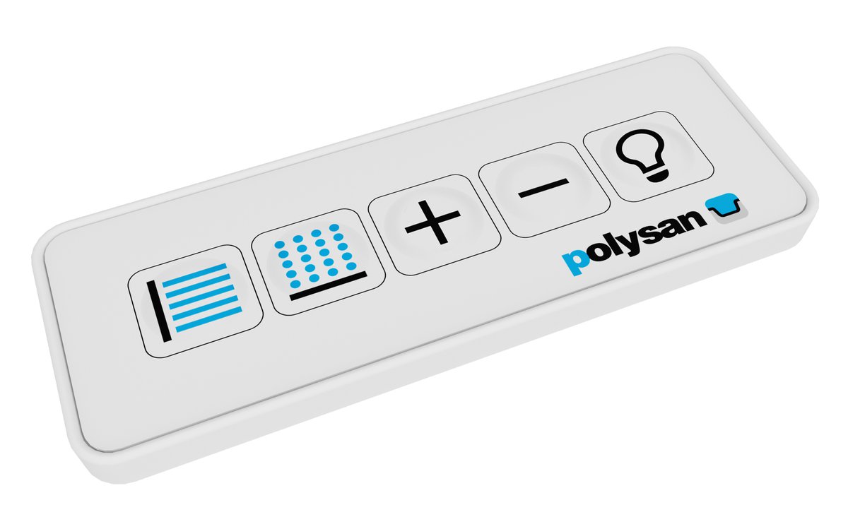 Polysan INFINITY HM systém HYDRO, elektronické ovládání, detail ovládacího panelu