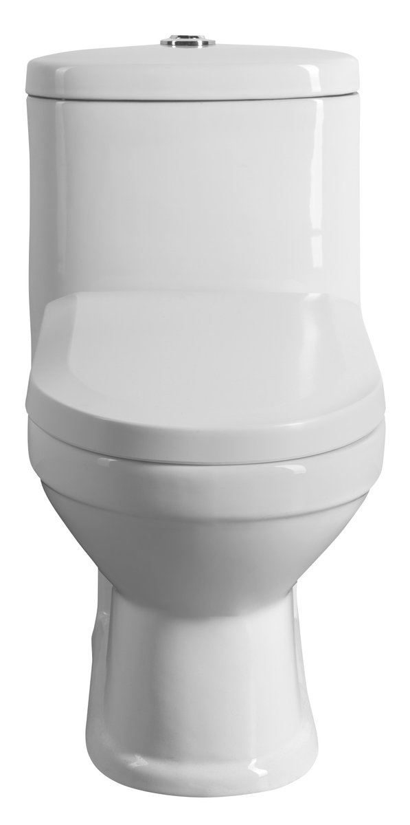 Aqualine PETIT WC kombi dětské, spodní/zadní odpad, bílá, pohled zepředu