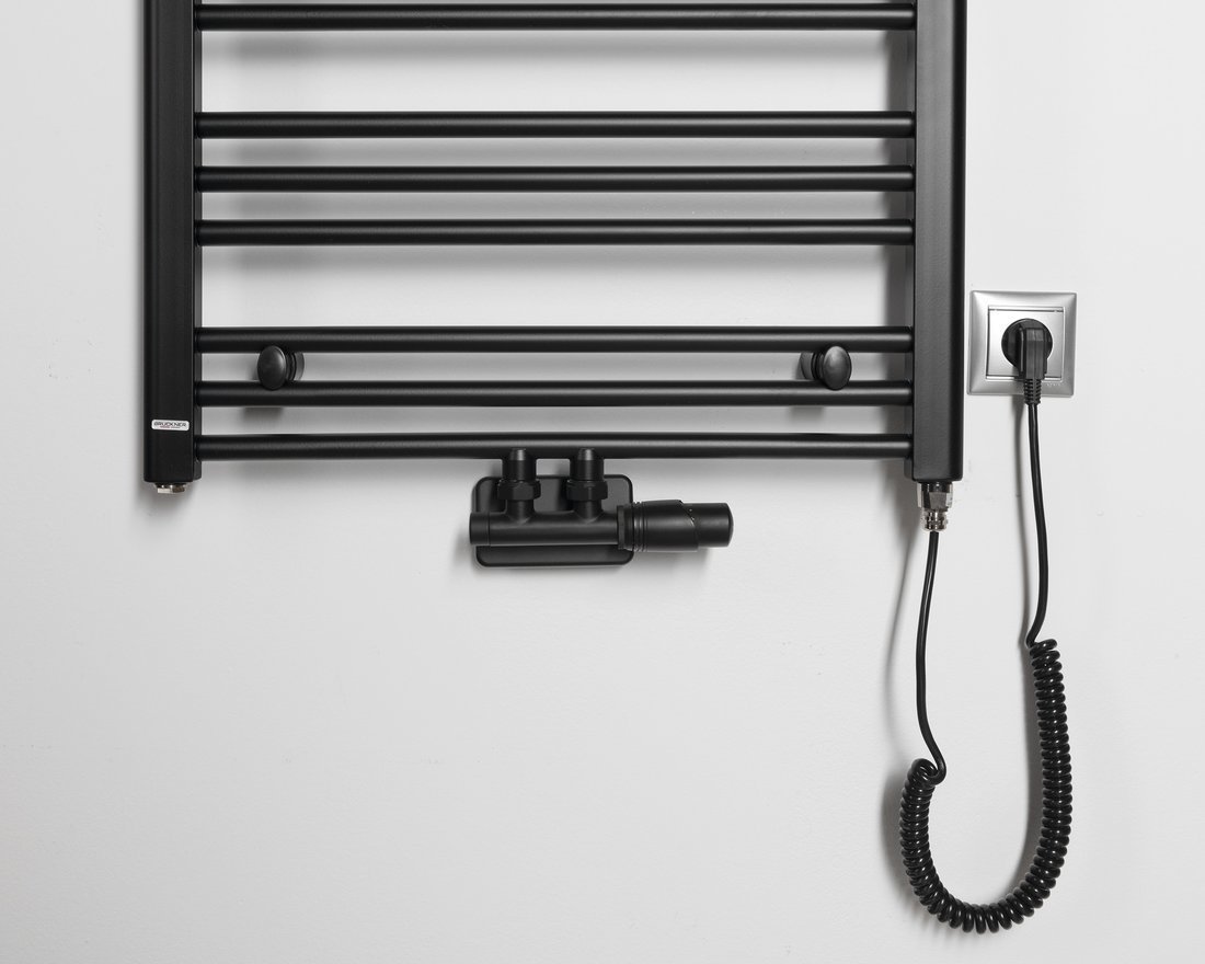 Aqualine Topná tyč, kroucený kabel/černá, 400 W, detail elektrické přípojky