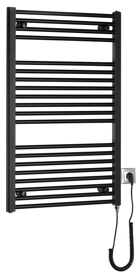 Aqualine DIRECT-E elektrické otopné těleso rovné 600x960 mm, 400 W, černá