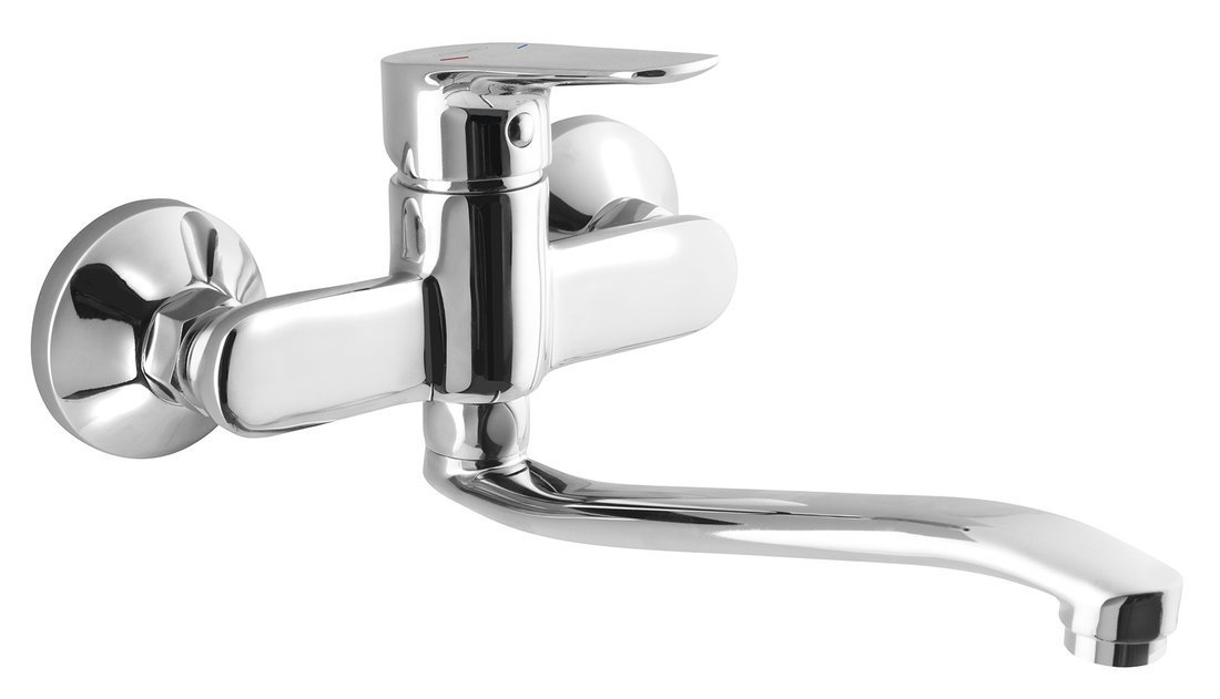 Aqualine LOTTA nástěnná baterie, ramínko ploché zvýšené, chrom