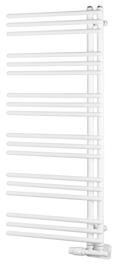 Aqualine POSEIDON otopné těleso 450x1140mm, bílá, pohled zepředu