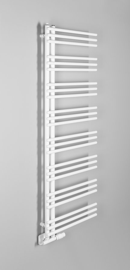 Aqualine POSEIDON otopné těleso 450x1540mm, bílá, pohled zboku