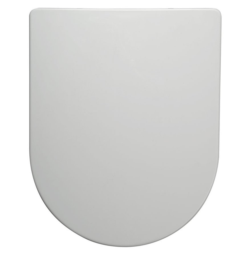 Aqualine DONA WC sedátko, Soft Close, Easy Take, bílá, pohled shora