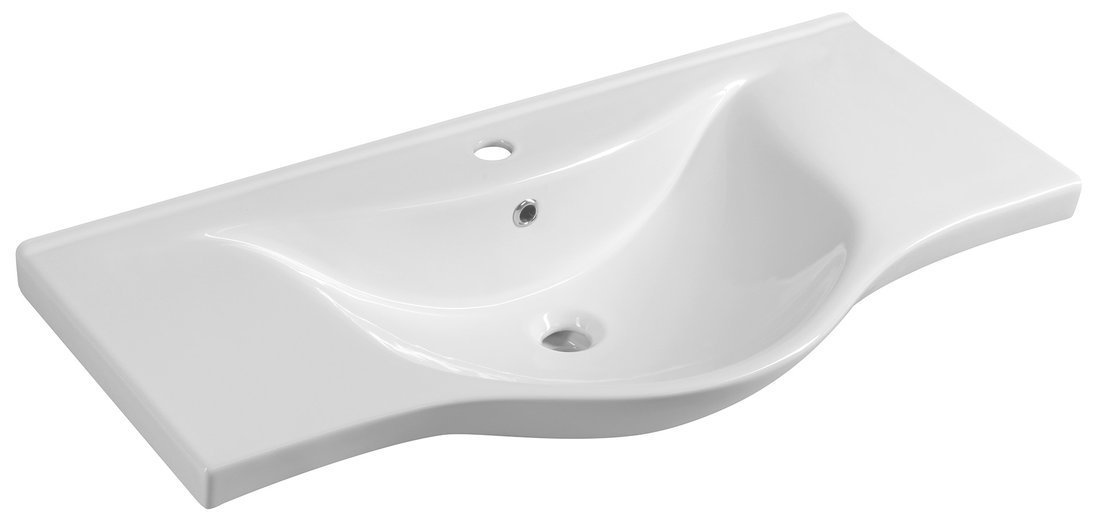 Aqualine ZARA 100 keramické umyvadlo nábytkové 99,5x46,5cm, bílá