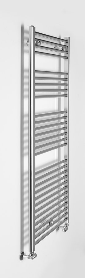 Aqualine ALYA otopné těleso rovné 450x1420mm, chrom, pohled zboku
